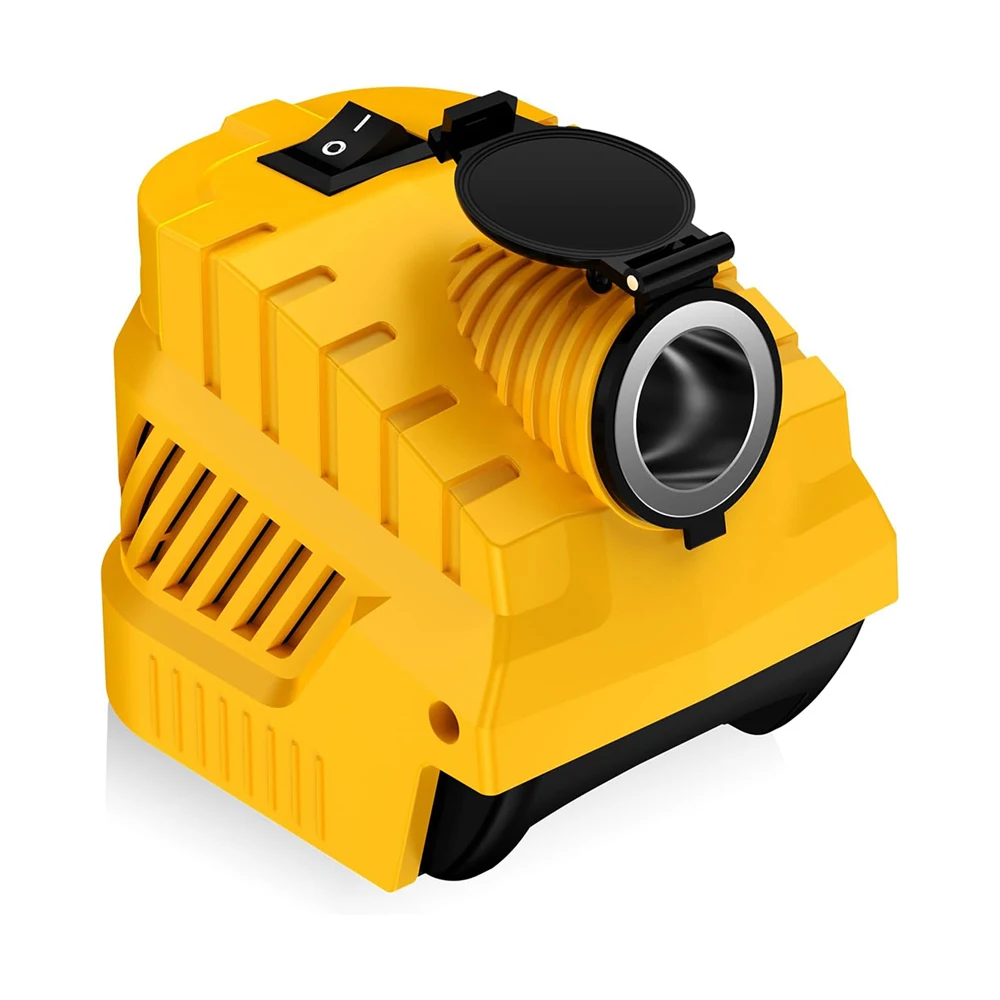 Spannungswandler für Makita/Milwaukee/Dewalt, 20V auf 12V Stromversorgungsadapter, Auto-Zigarettenanzünder mit USB- und Typ-C-Anschluss – Detail 5