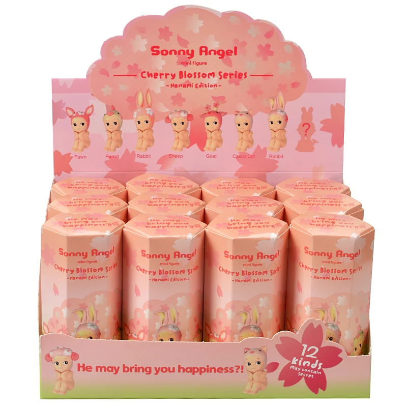 رائجة البيع Sonni الملاك زهر الكرز سلسلة صندوق أعمى أنيمي شخصيات صغيرة الكرتون نموذج دمية لعبة للأطفال هدايا عيد ميلاد