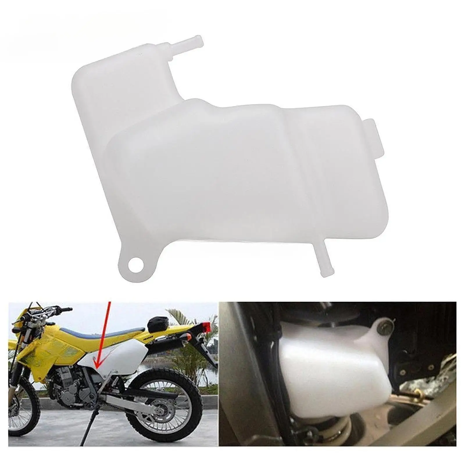 Radiator Tank Motorcycle Water Coolant over Flow Bottle Motorcycle Fittings