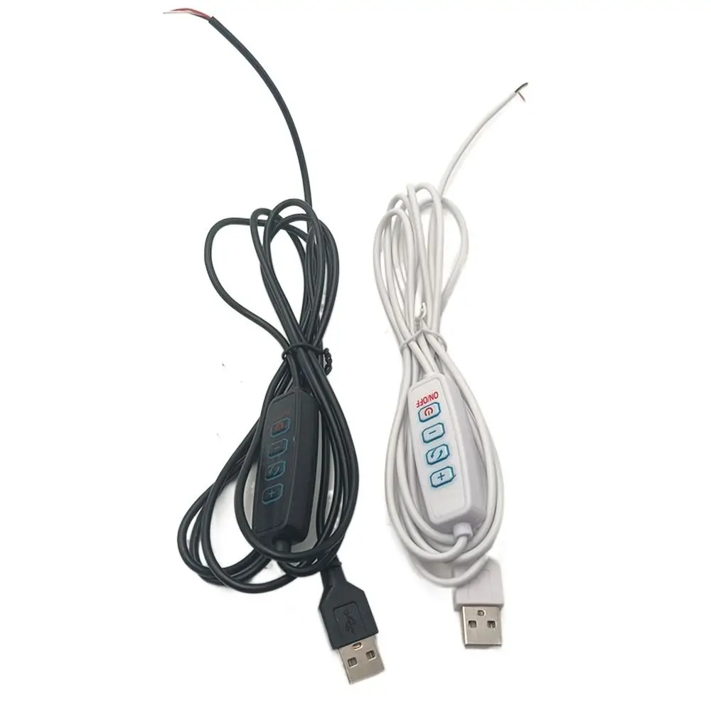 Durable DC 5V ON OFF Switch Dimming Color-matching Extension Cable Power Supply Line LED Dimmer Switch Cable Switch Wire