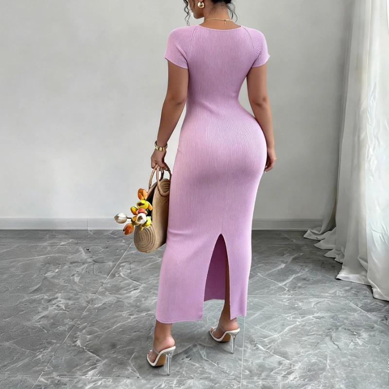 Thumbnail 4 - #47 Latest Ribbed Knit Dress Offers