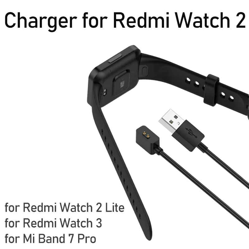 ل Redmi Watch3/2/Watch 2 Lite شاحن USB ملحقات الساعة الذكية شاحن بديل سريع