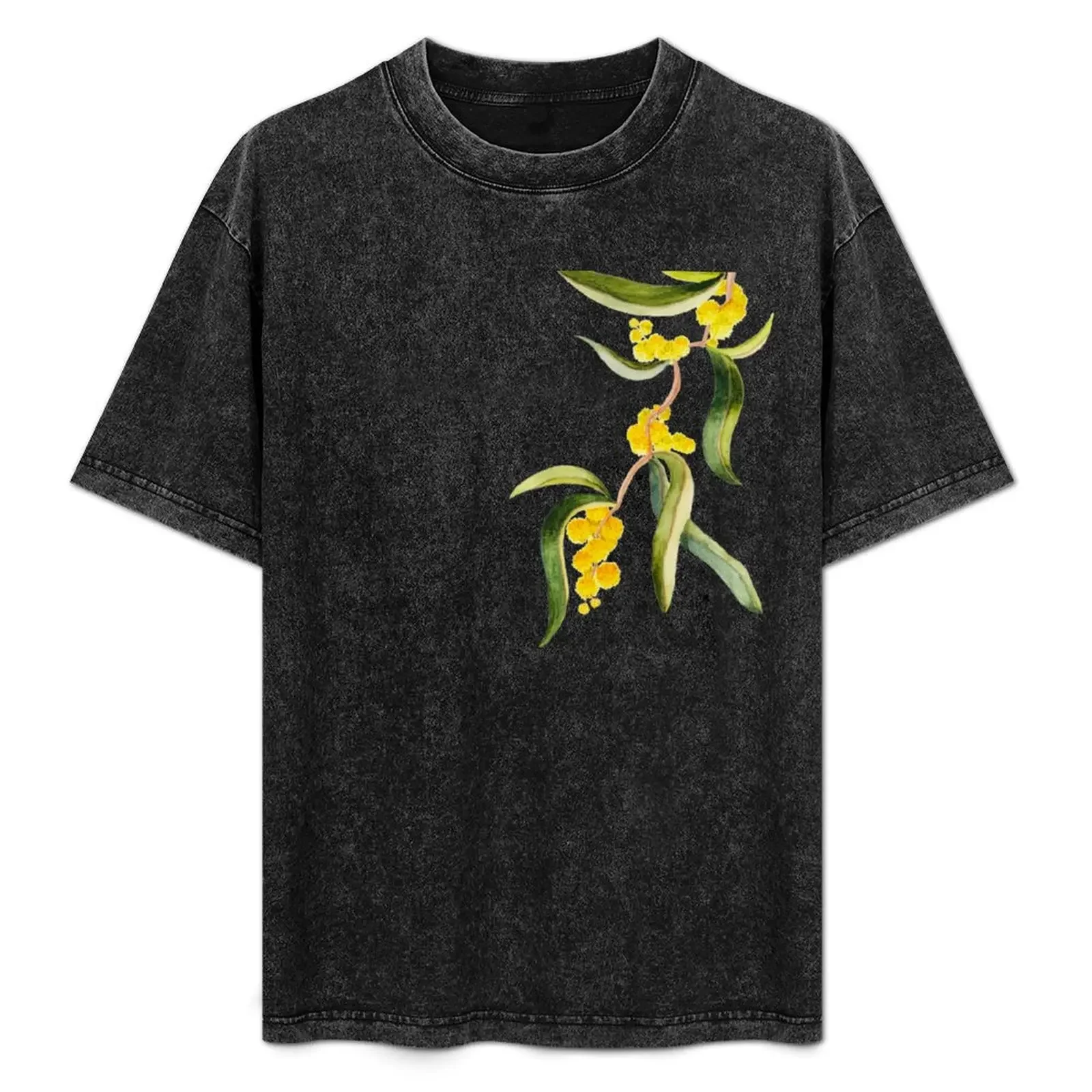 

Golden wattle flowers T-Shirt sweat Personalized t-shirt affliction shirts slim fit t shirts for men