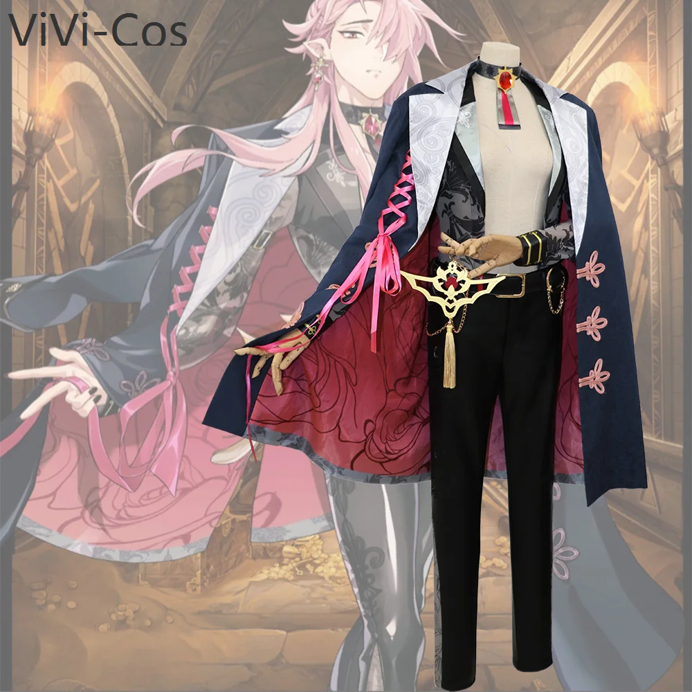 

Nu: Carnival Aster Cos Cold And Blushing Ssr Make A Magic Group Golden Age Cosplay Costume Game Anime Party Uniform Hallowen New