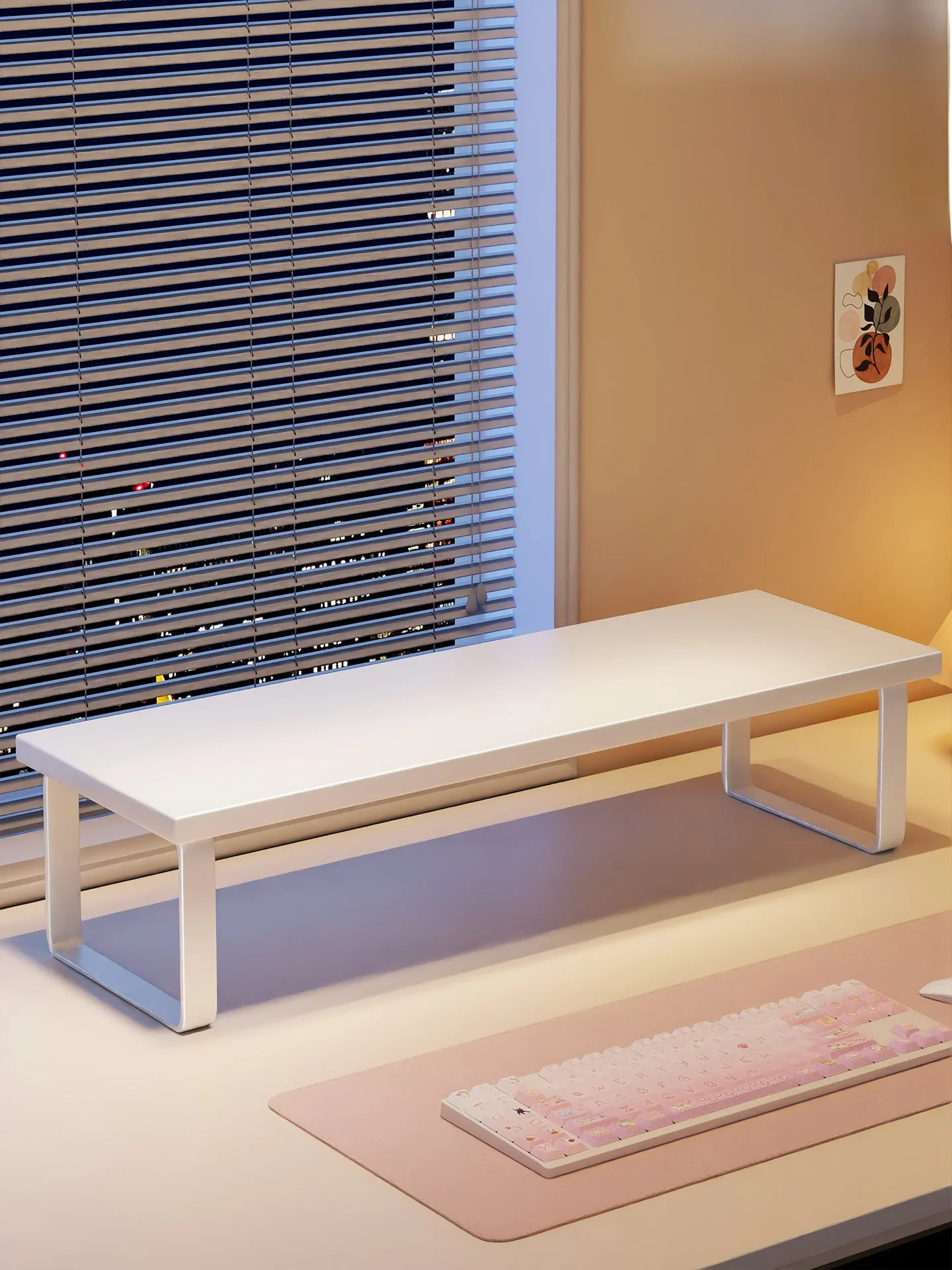 Soporte Elevado para Monitor de Computadora, Base para Monitor de Escritorio, Soporte para Pantalla de Portátil, Estante de A...