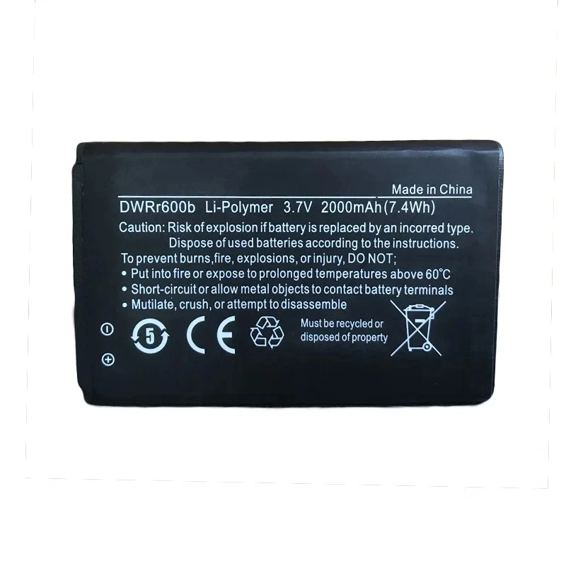 2000 mAh 7,4 Wh DWRr600b Ersatzakku für D-Link DWRr600b BM600 Wireless-Akku