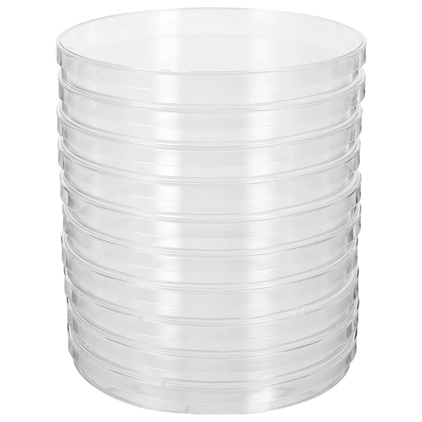 

10 шт. лабораторных чашек Петри, прозрачные пластиковые, диаметр 14,3 см, глубина 1,6 см, стерильные, для клеточных культур, для научных экспериментов, для тканевых культур