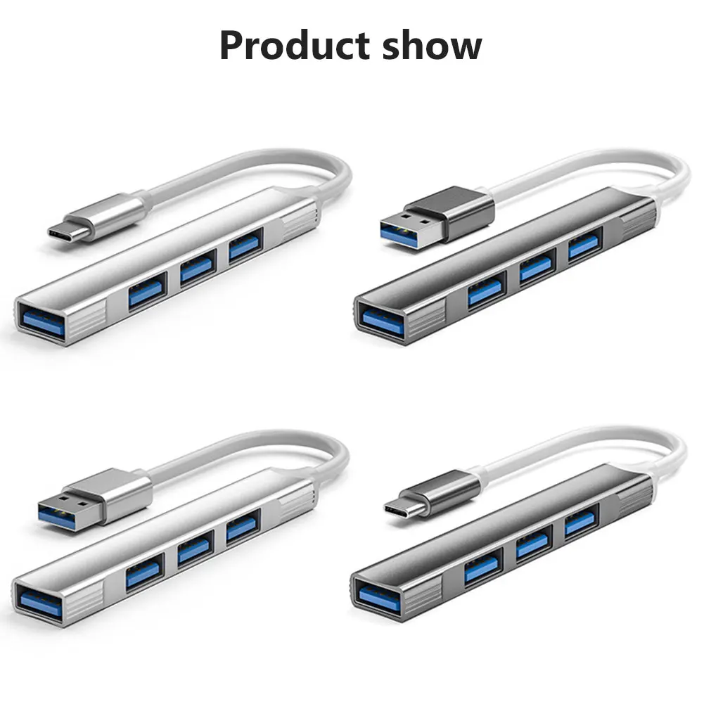 4 Port Multi Splitter Adapter OTG USB C HUB USB Type C 3.0 2.0 for Lenovo Huawei Xiaomi Macbook Pro 15 Air Pro Accessories