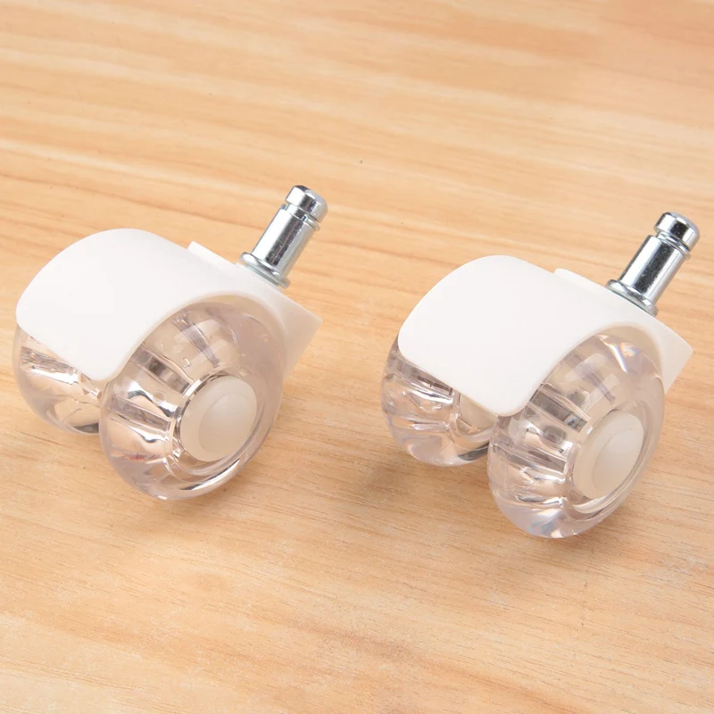 ABXH 5 peças rodízios para cadeira de escritório rodas de cadeira de mesa silenciosas resistentes de 2 polegadas rodas de ajuste universal para todos os pisos