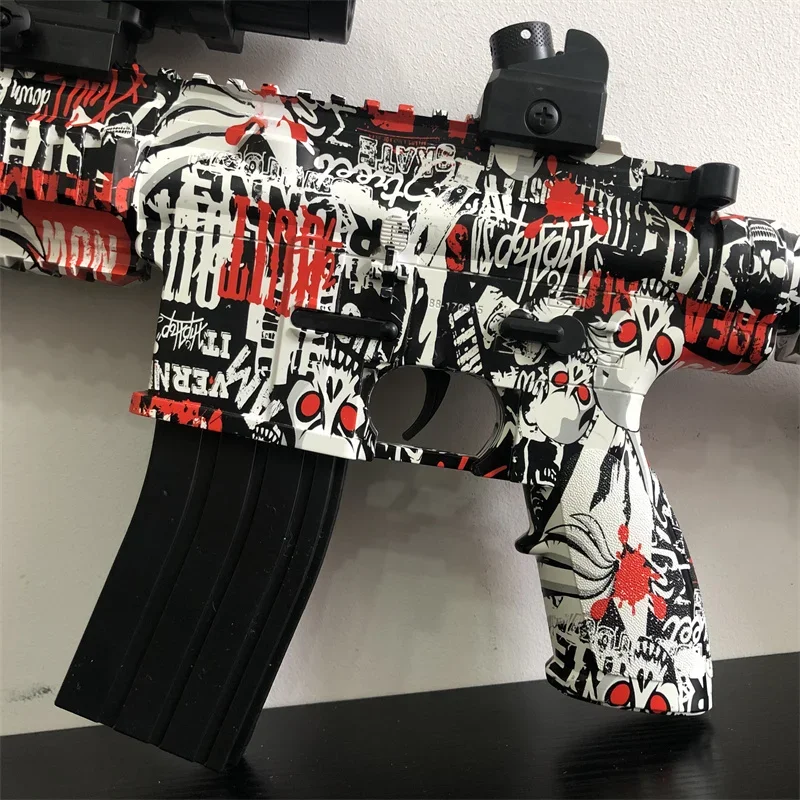 Arma de brinquedo de gel elétrico para crianças, jogo automático ao ar livre, arma ecológica para meninos e adultos, M416