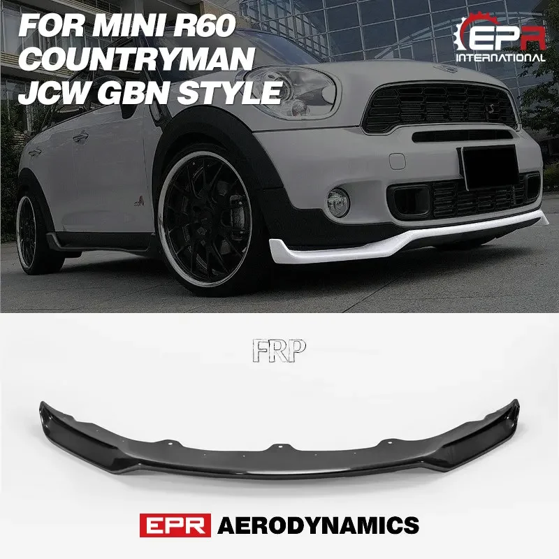 

Передняя накладка из FRP для Mini R60 Countryman JCW GBN Стиль Стекловолокно Передний бампер Губа Комплект кузова Тюнинг для MINI R60