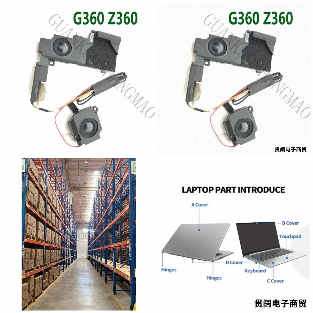 HJY...Suitable for Lenovo IdeaPad G360 Z360 portable computer with built-in speakers
