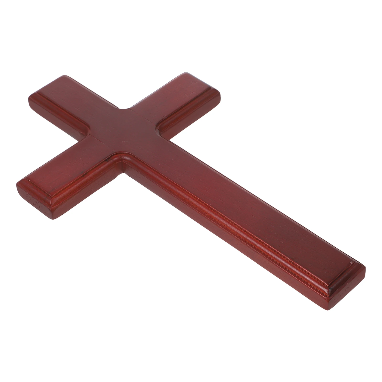 

Handheld Decorative Shaped Decor Shaped Adornment For Desk Prayer Wood Handheld Products Cross Cross For Cosplay 9.8\