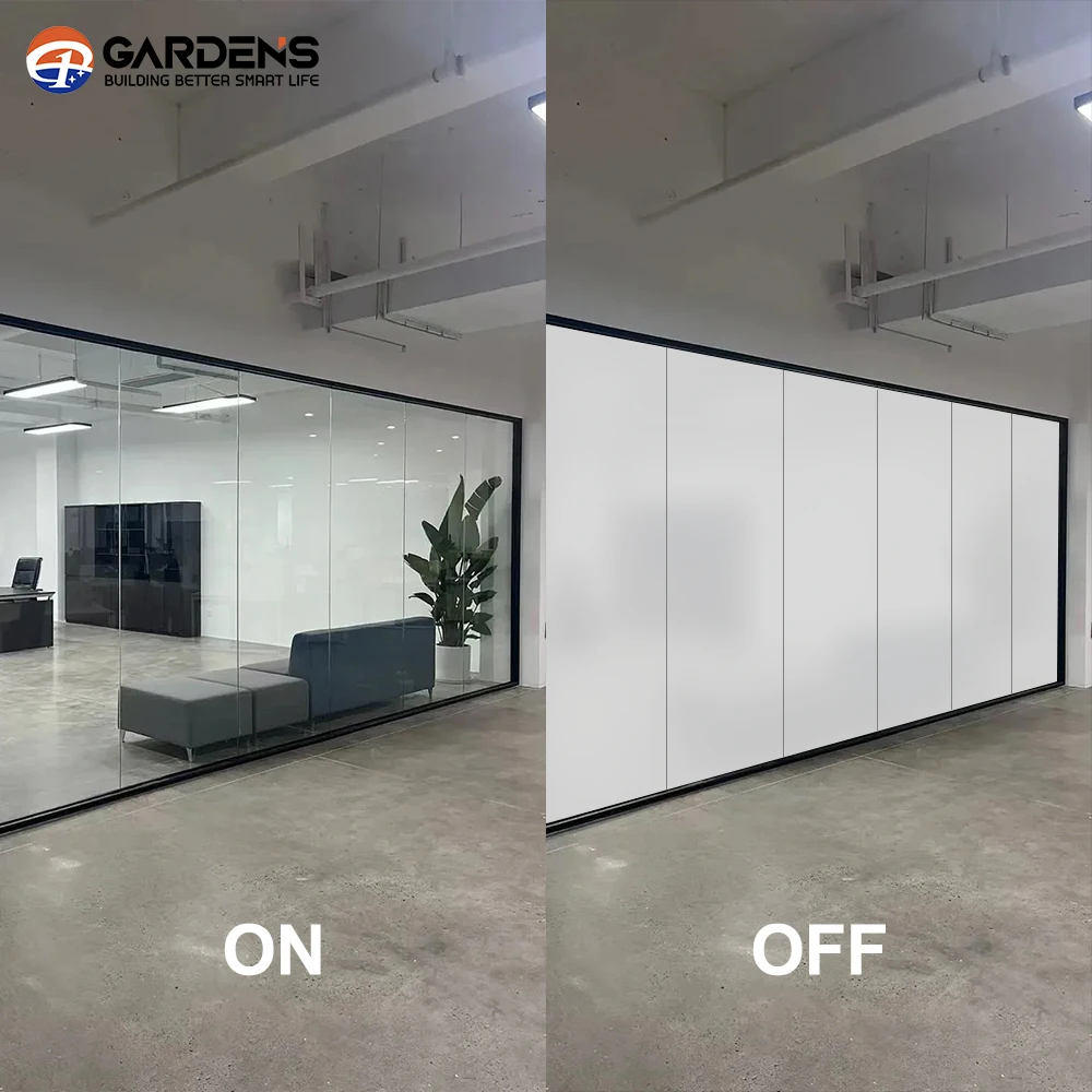 Garden Support Sample UV Protection Wifi Dimmable Smart Glass Film for Building Windows Switchable Smart Remote Control