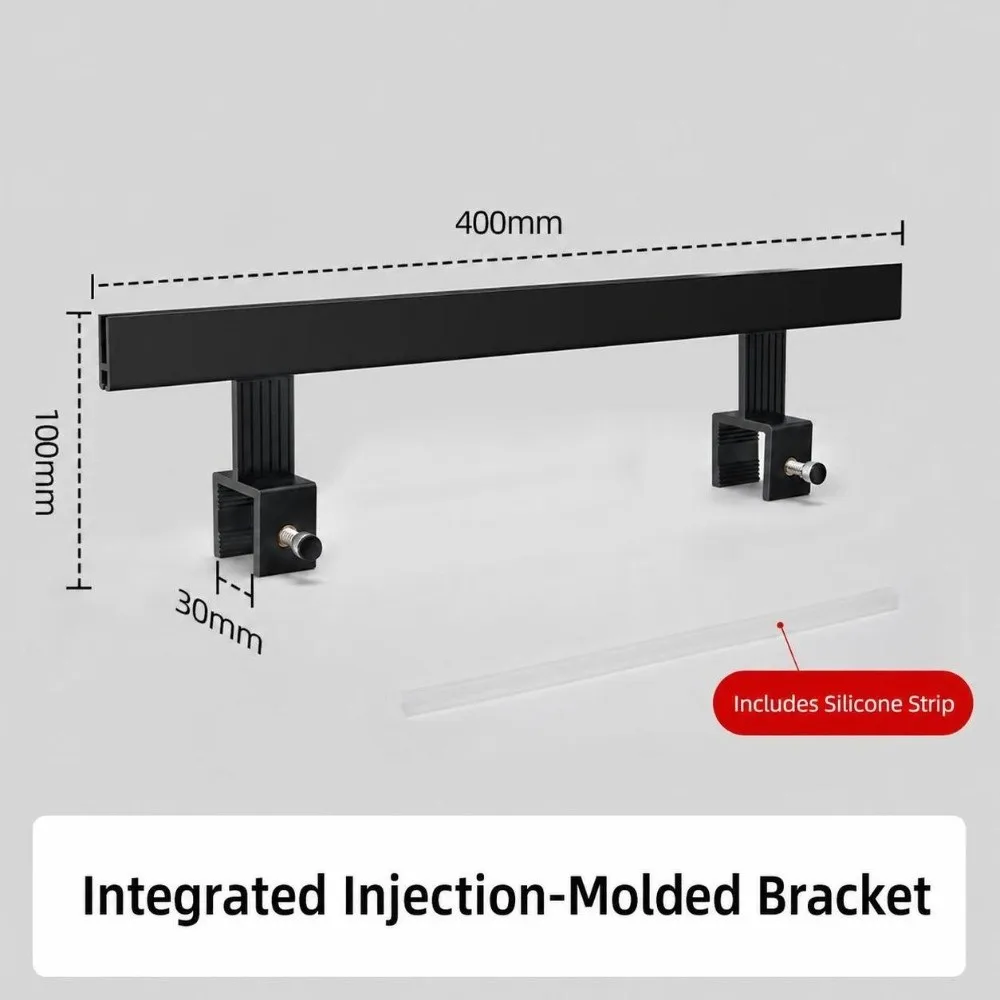 Durable Hard Plastic POP Sign Holder Adjustable C-Clamp Price Tag Stand Retail Poster Clip Clothing Store