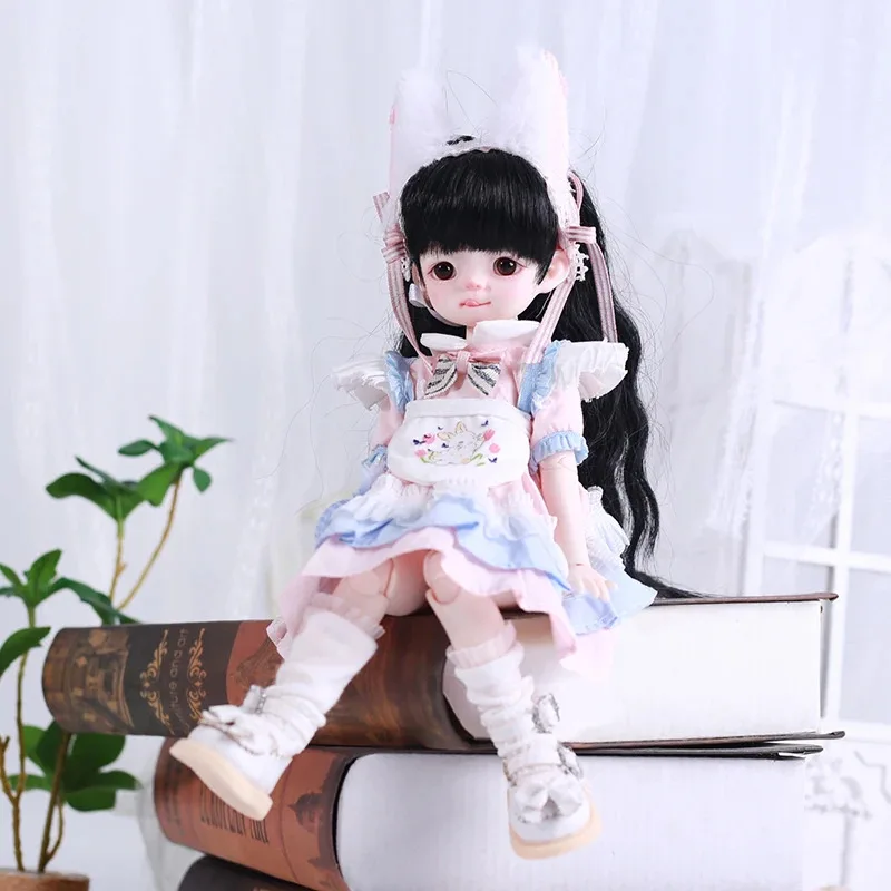 Mode mignon 1/6 BJD vêtements accessoires robe de chambre ensemble 30 cm poupée tenue vêtements fille jouet cadeau poupée