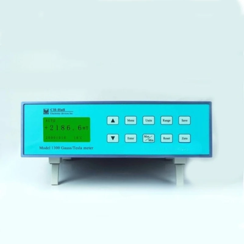 

CH-1300 Desktop Gaussian Tesla meter, maximum value locked data output with software magnetometer