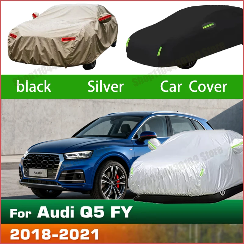 

Водонепроницаемый, снегозащитный, солнцезащитный чехол для автомобиля Audi Q5 FY 2018-2021, 210T, на заказ, для защиты от непогоды