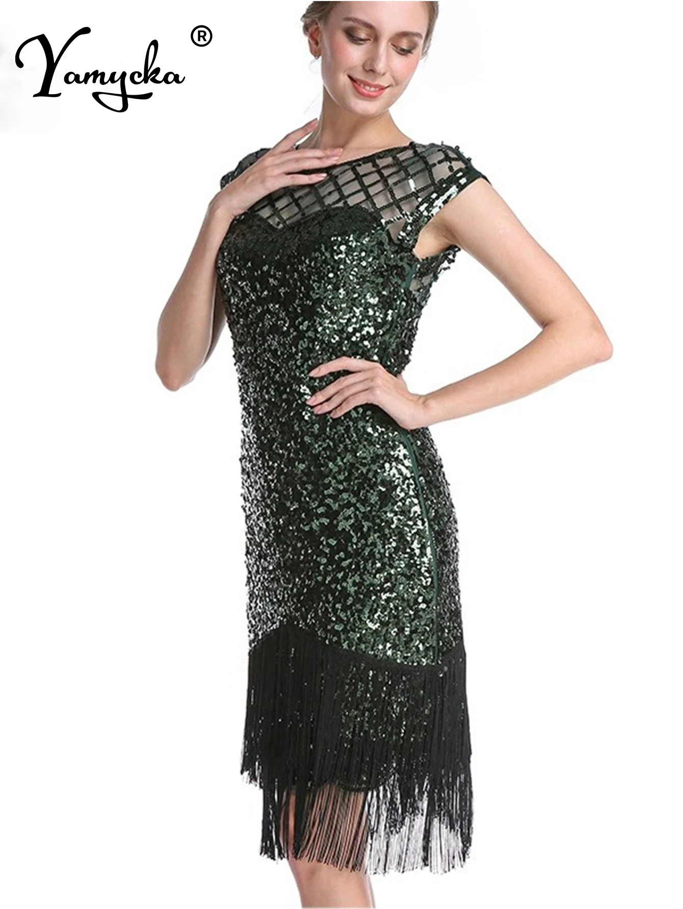 Sexy vintage preto lantejoulas vestido de verão feminino elegante bodycon vestidos de festa mulher ver através de malha vestidos de baile de noite