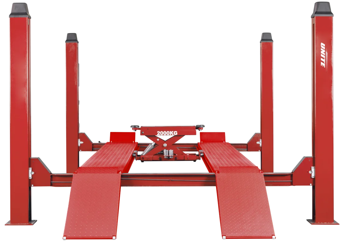 Low Ceiling U-F35 3.5 ton Capacity 4 Post Car Lifter Hydraulic Vehicle Lifting Equipment elevador