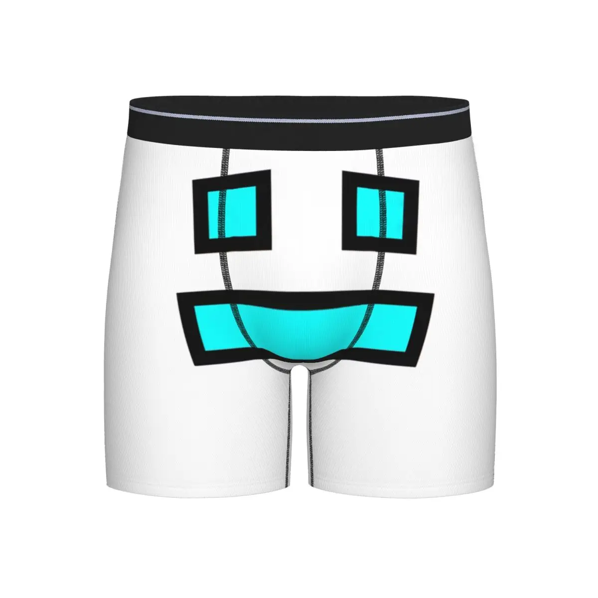 

Long Boxer Underpants Shorts Video Game Geometry Dash Panties Men's Breathable Underwear for Homme Man Boyfriend Gifts