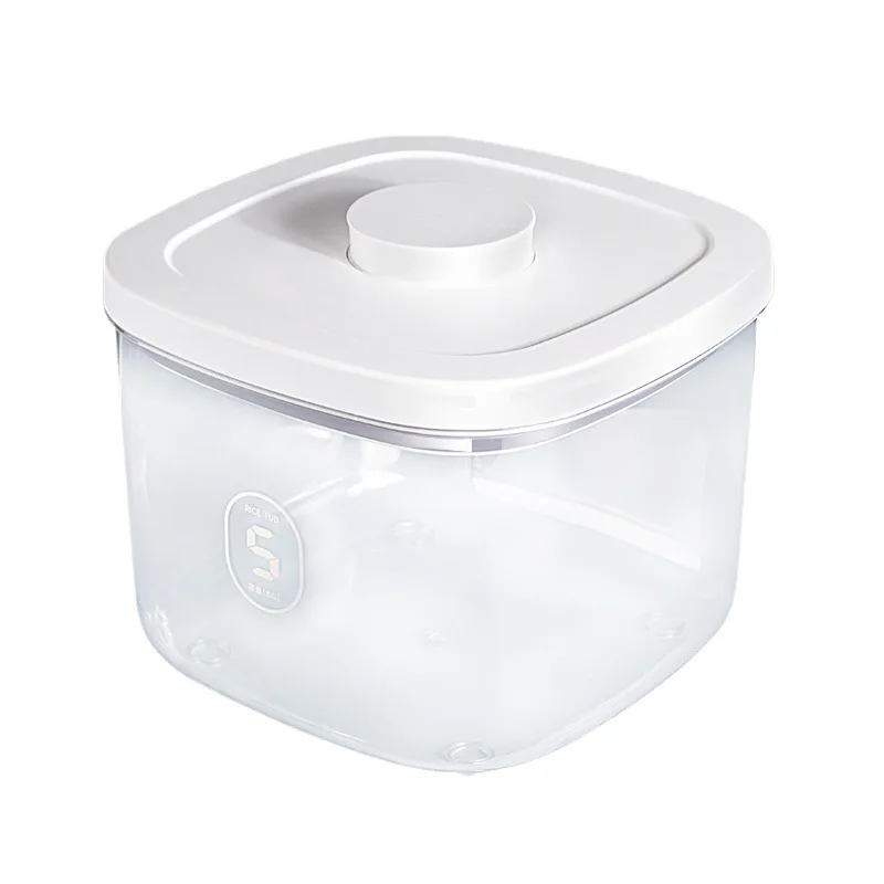 5 Kg/10 Kg Sealed Rice Bucket Flour Storage Box Pet Grain Storage Bucket Cat Grain Bucket Miscellaneous Grain Rice Jar