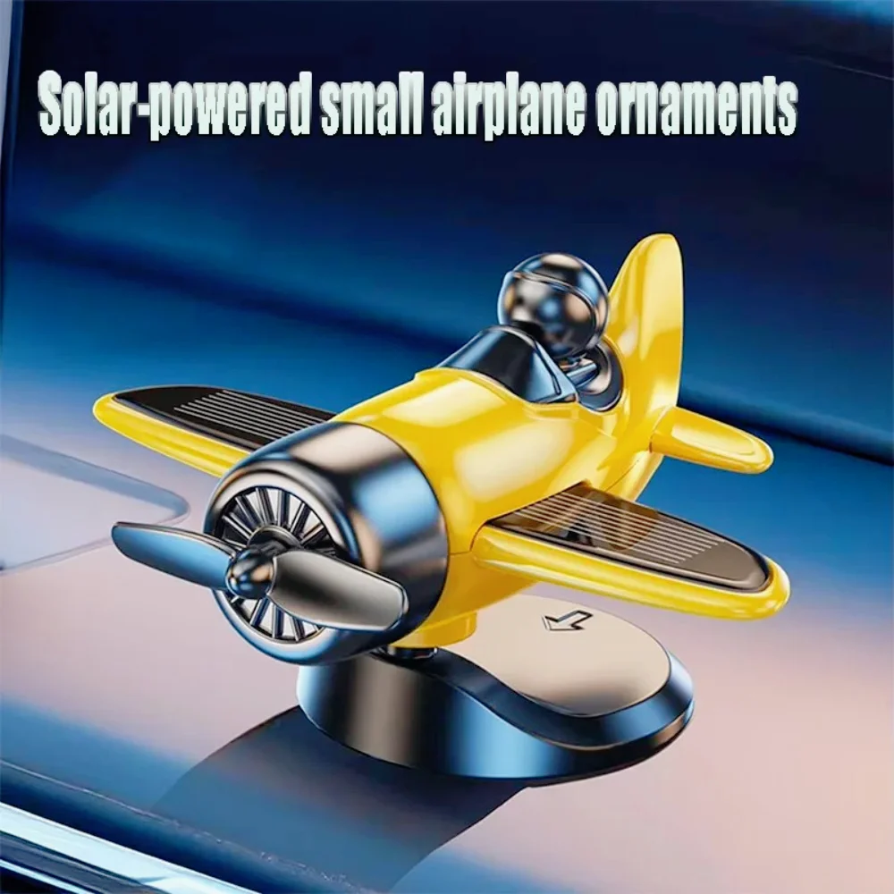 SolarPoweredRotatingAirplaneCarDashboardOrnament360°AutoSpinDecorAirplaneOrnamentsCarInteriorDecorationToys-AliExpress34