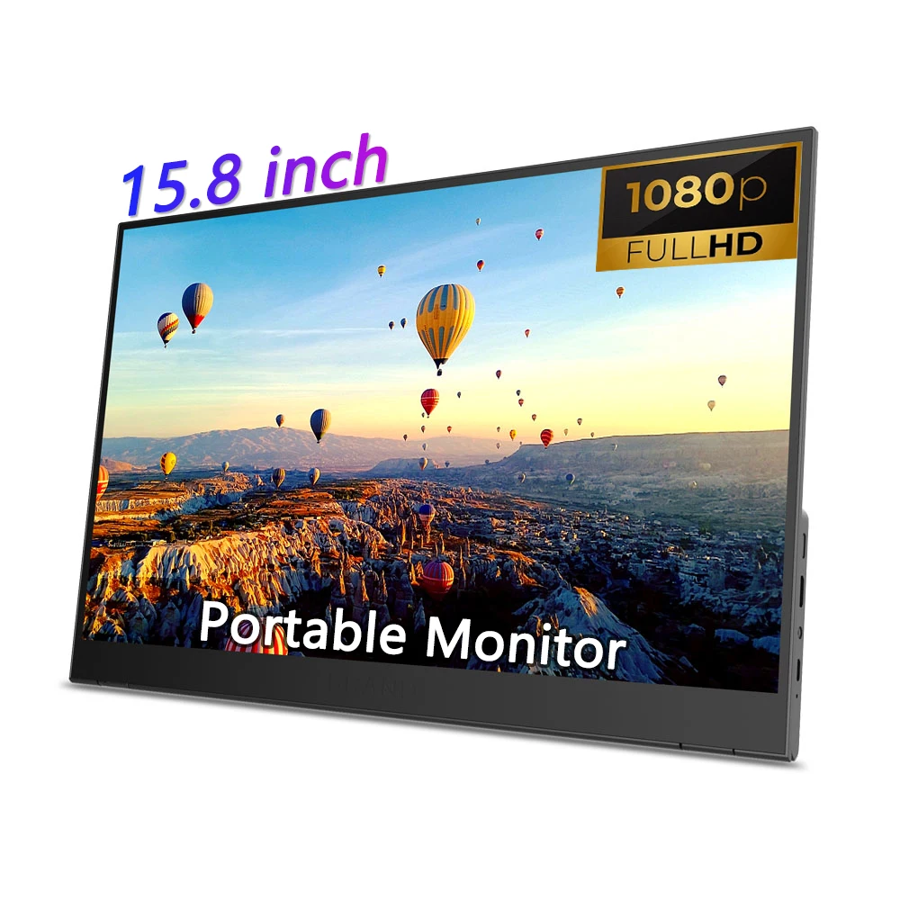 ODM OEM 14-15.8 Inch Gaming Laptop PC LCD Portable Monitor Speaker FHD UHD 1080P 4K IPS Display For Phone Computer New Product