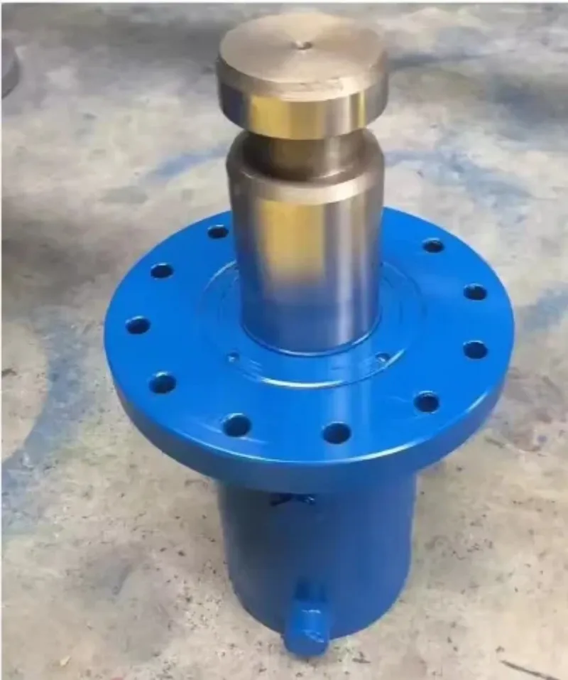 Cylinder 60 Tons  Upper Flange High Pressure Cylinder Heavy-duty Packing Oil Press Hydraulic Station Assembly