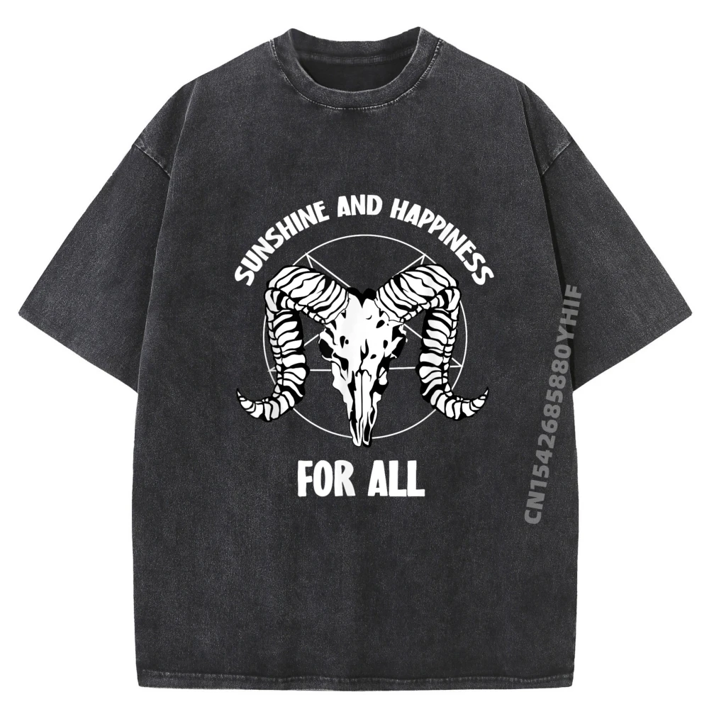 

Gothic Luxury T Shirt Funny Gifts Outdoor Washed T-Shirt Men Vintage Cotton Loose Fit Comfortable Tops Gothic Style
