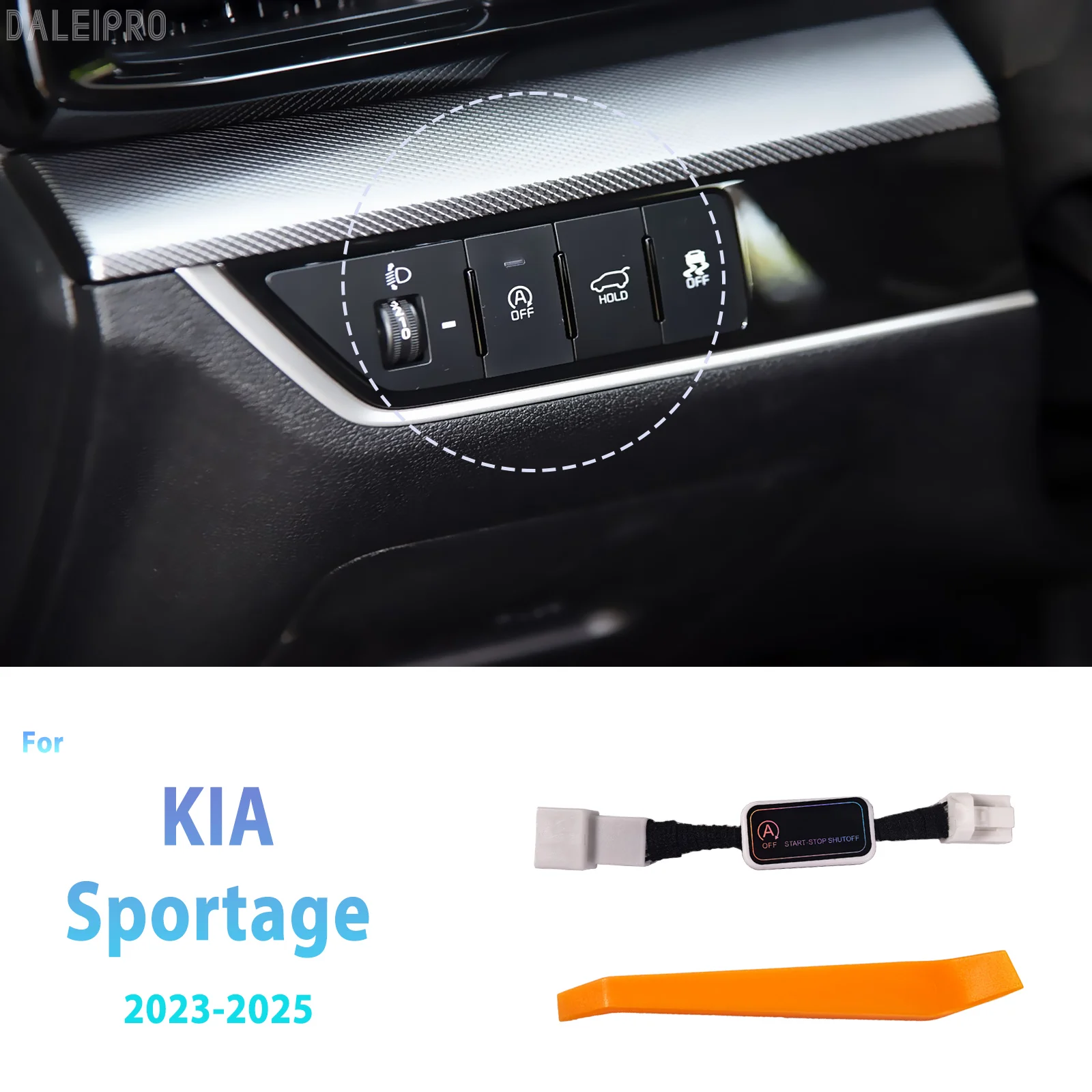 

For KIA Sportage NQ5 2023 2024 2025 Automatic Stop Start Engine System Memory Module Cancel Car Auto Start Stop Switch
