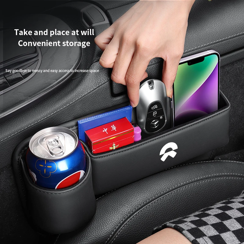 

For NIO EC6 ES6 ES ES7 ES8 ET7 ET5 ET5T ET Car Storage And Finishing Leather Seat Gap Storage Box Auto Accessories