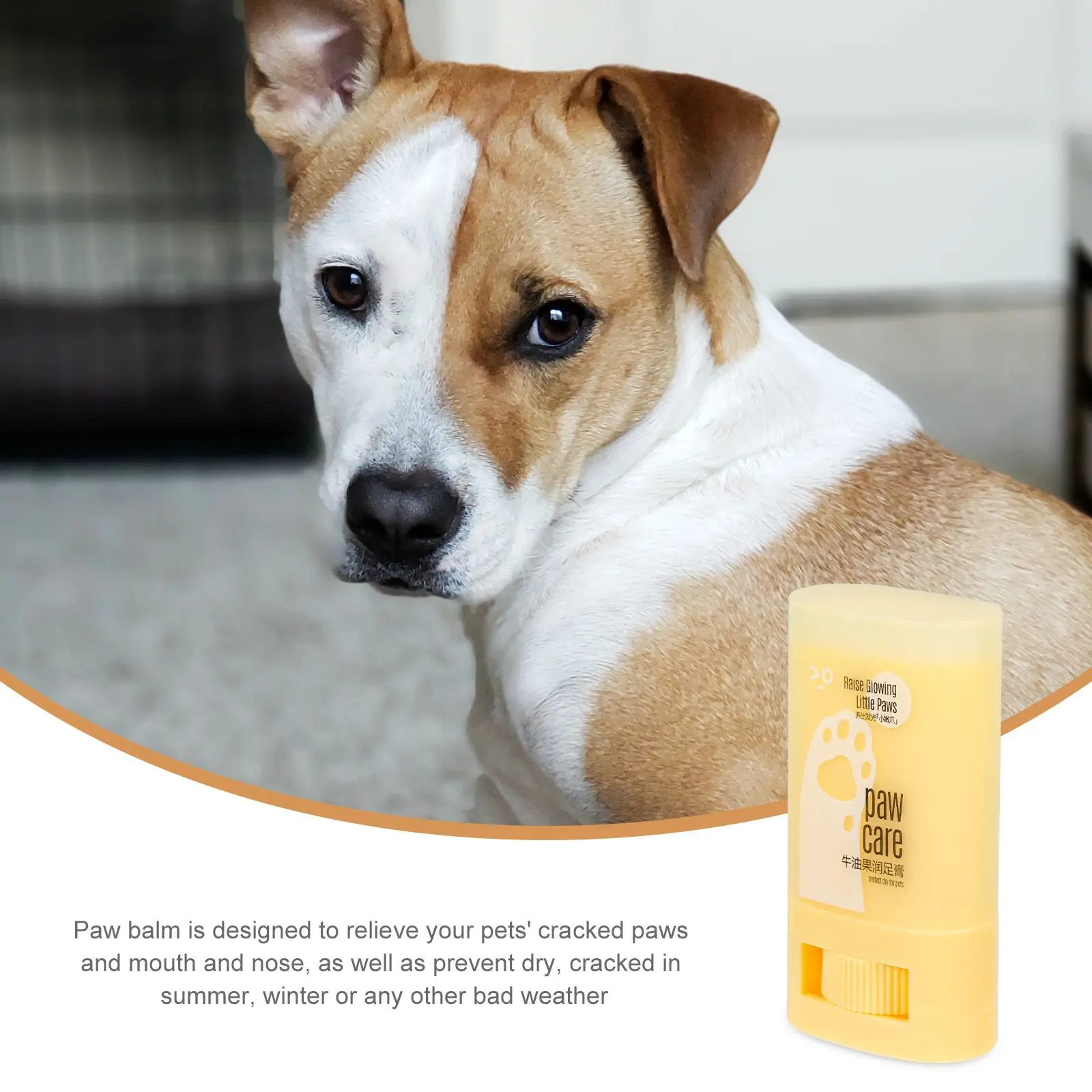 

Paw Balm Dog Foot Moisturizer Beeswax Cream Care Protector Cats Small Pets Winter Summer Outdoor Use Safe NonAllergic