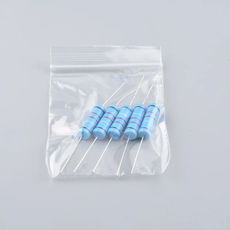 150 шт., набор резисторов 1%, сопротивление 5 Вт, комплект металлопленочных резисторов, 10 Ом ~ 1 м, 30 значений, комплект электронных компонентов