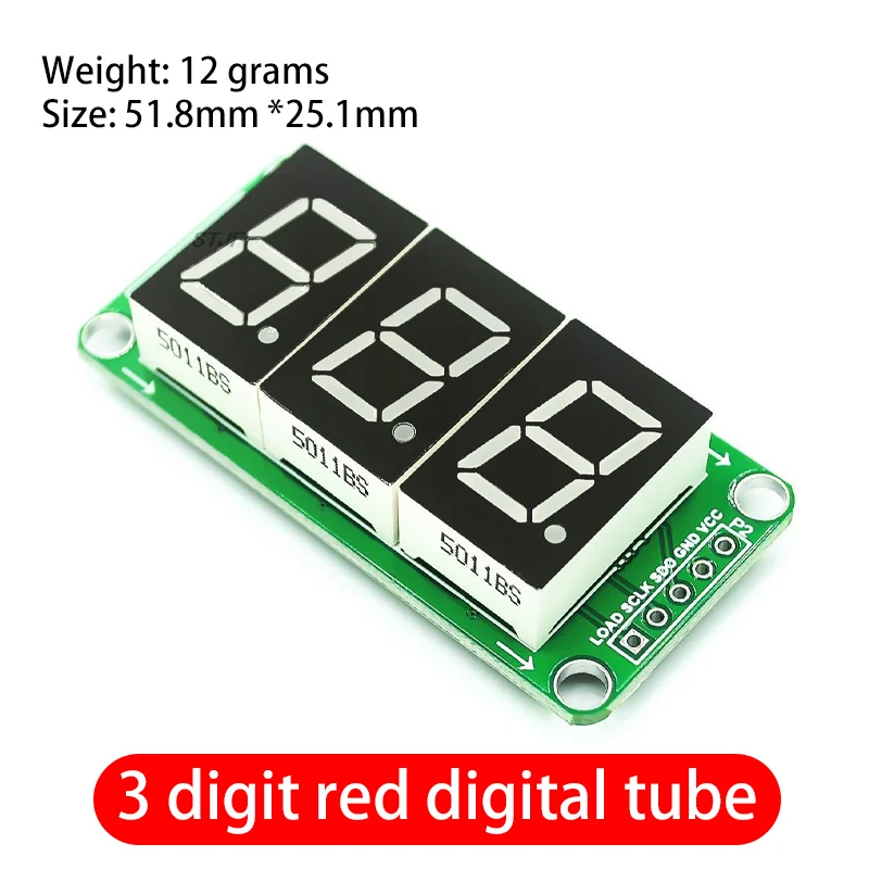 Rot 74 hc595 statisches Fahren 2 3 4 Segment Digital anzeige modul nahtlos kann Serie 0,5 Zoll 2-hell rot – Detail 3