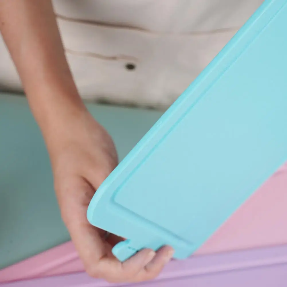 Mutfak katlanabilir kurulu esnek geri dönüşümlü silikon kesme tahtaları kaymaz bulaşık makinesi için güvenli mutfak gereçleri kamp ev Bpa