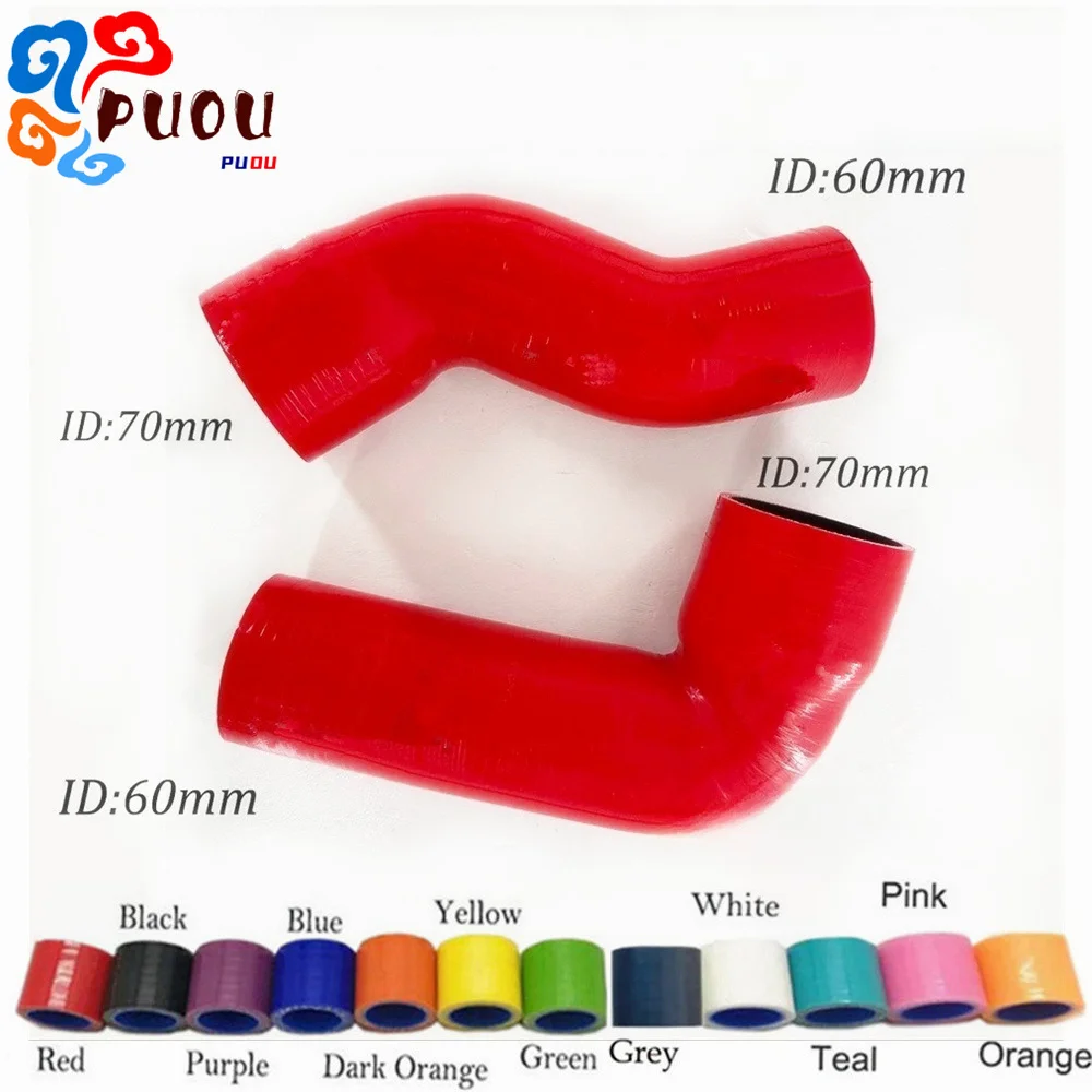 Silicone Intercooler Hose For VW GOLF GTI MK5 Audi A3 8P 2.0T FMIC 06-10 FSI TSI