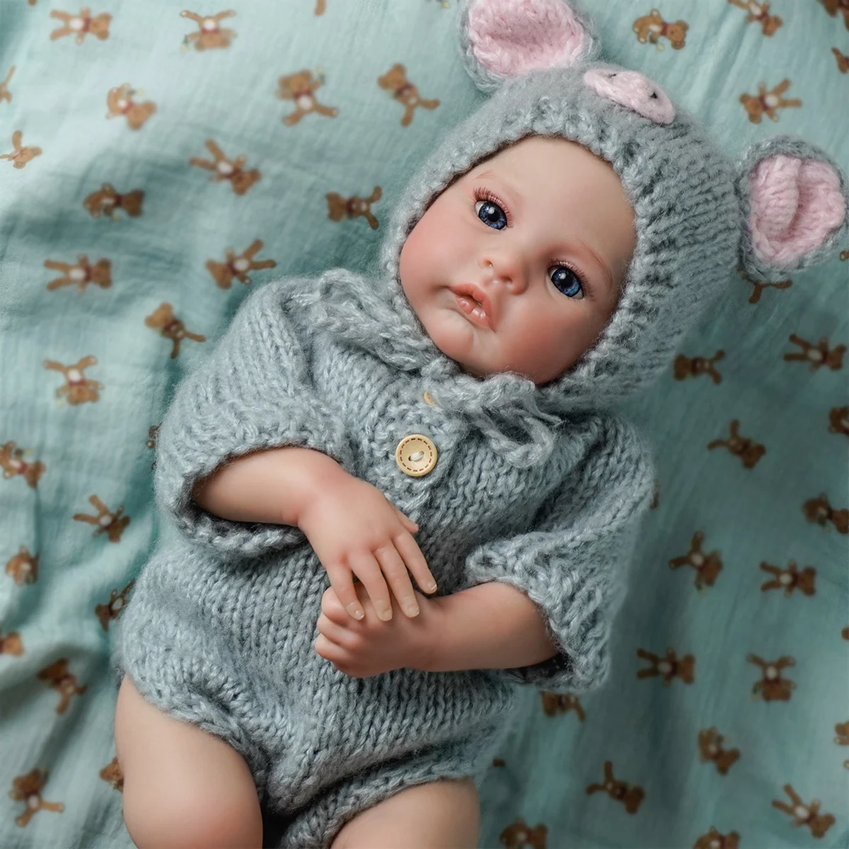 

JOYORA 50cm Finished Reborn Doll With A Soft Touch Realistic Handmade Doll Visible Veins Like Newborn Baby Doll Birthday Gift