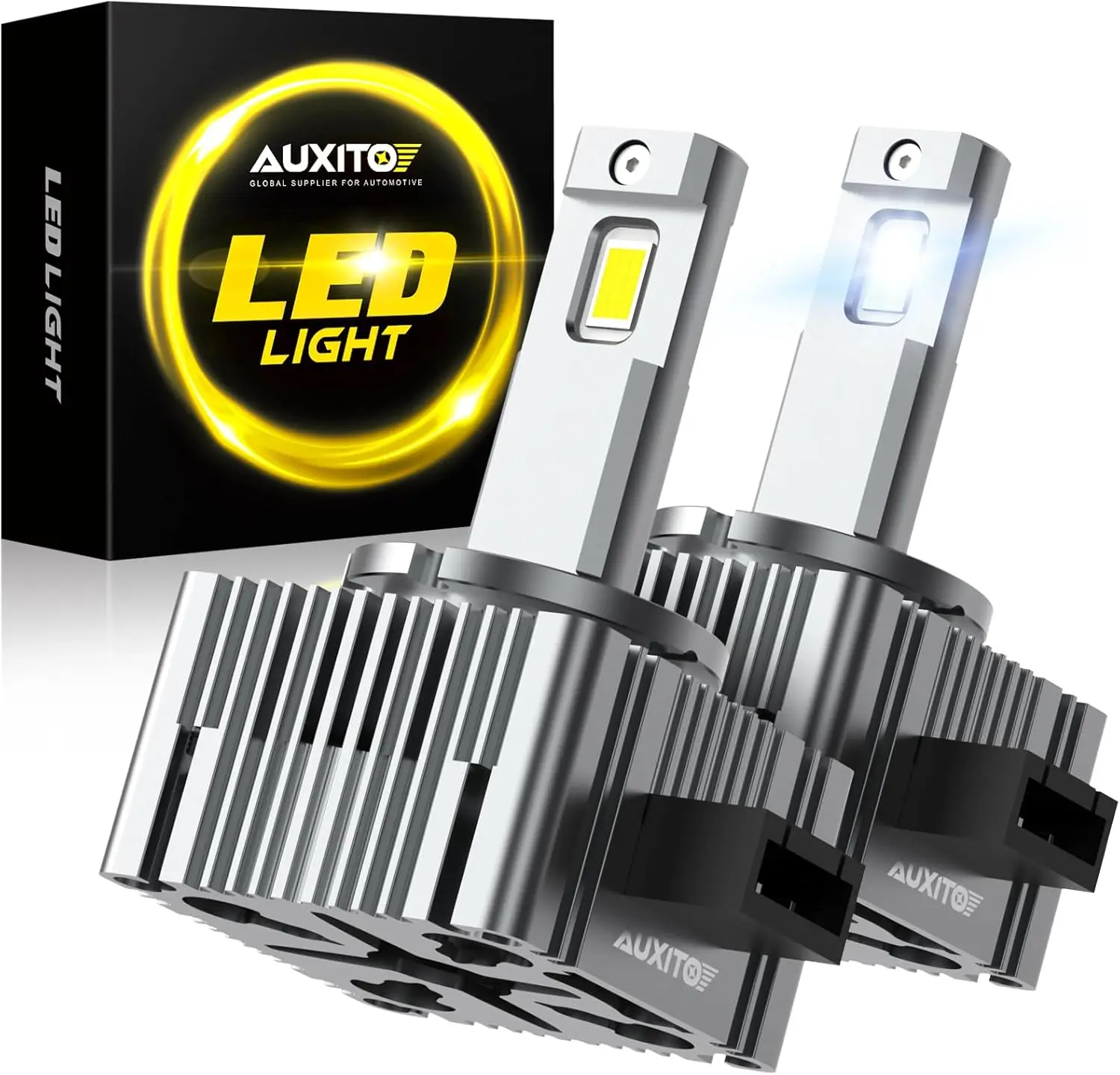 

D3S/D3R LED Fog Light Bulbs, 30000LM 35W 6000K White, Plug and Play HID Replacement, Pack of 2