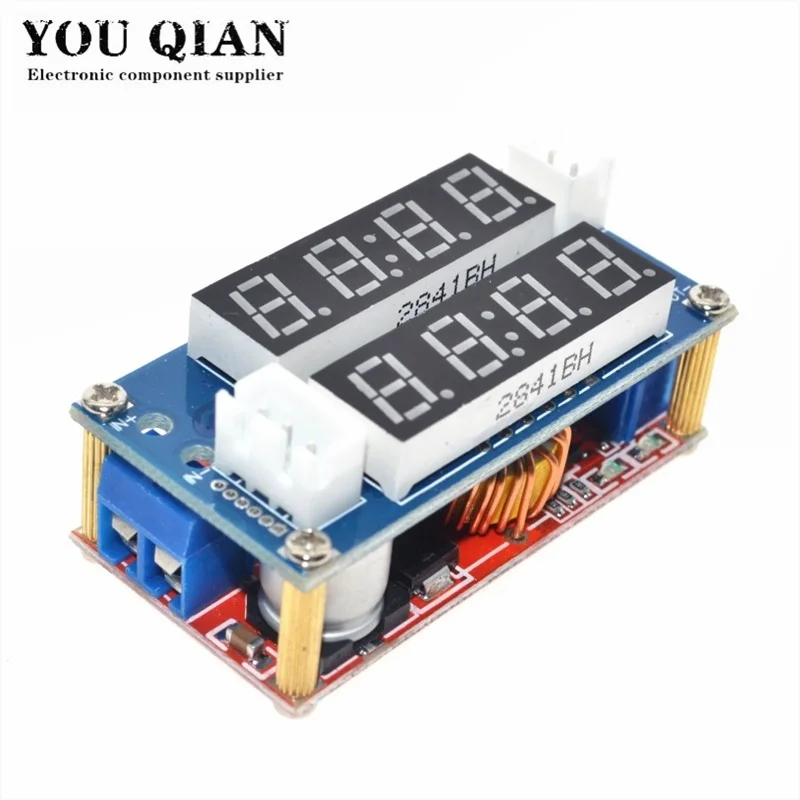 XL4015 5A Adjustable Power CC/CV Step-down Charge Module LED Driver Voltmeter Ammeter Constant current constant voltage