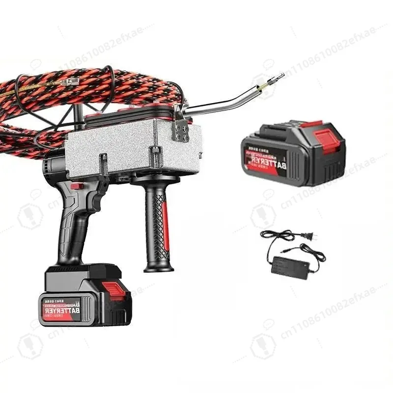 

Lithium Battery Brushless Electric Threading Puller, 30M Cable Tube Pulling Machine for Communication Decoration Use