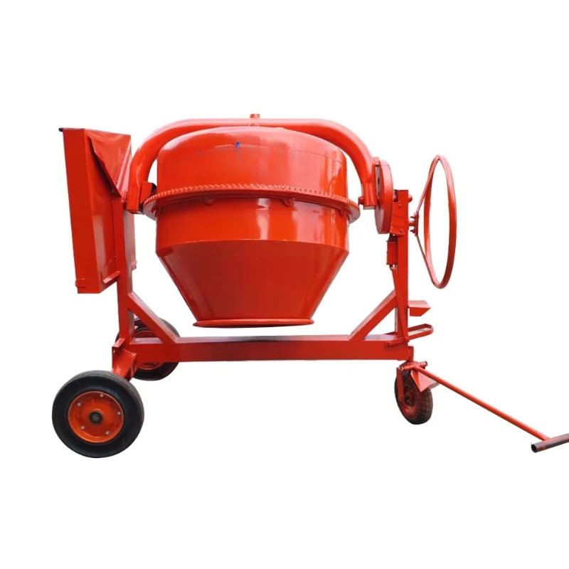 

High quality low price small portable 280L-450L drum cement mini electric mixer concrete mixer