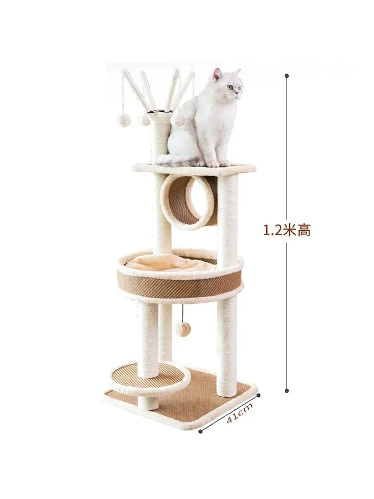 cat furniture Solid wood cat climbing frame cat scratching cat tree cat litter Cat crawls cat scratch board