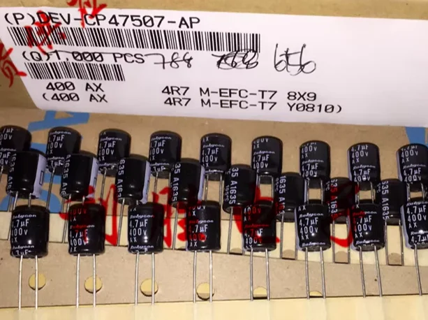 

50pcs/lot Japanese original Rubycon AX series aluminum electrolytic capacitors free shipping