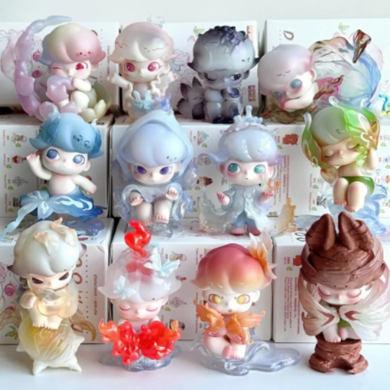 

POP MART DIMOO Shapes in Nature Series Blind Box Guess Bag Mystery Box Toys Doll Cute Anime Figure Ornament Collection