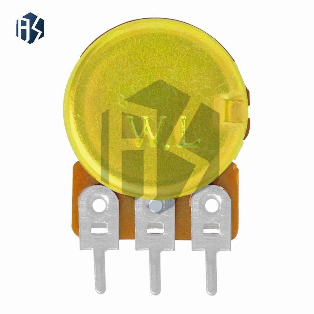 5 Stück WH148 Linearpotentiometer 15 mm Welle mit Muttern und Unterlegscheiben 3-polig WH148 B1K B2K B5K B10K B20K B50K B100K B250K B500K B1M