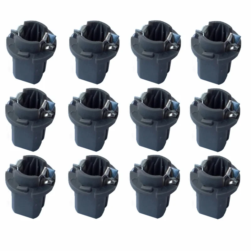 3 6 9 12Pcs Plug and Play Bulb Holder T5 B8.5D Sockets For Speedometer Car Dashboard Instrument Gauge Cluster Dash Cars Interior