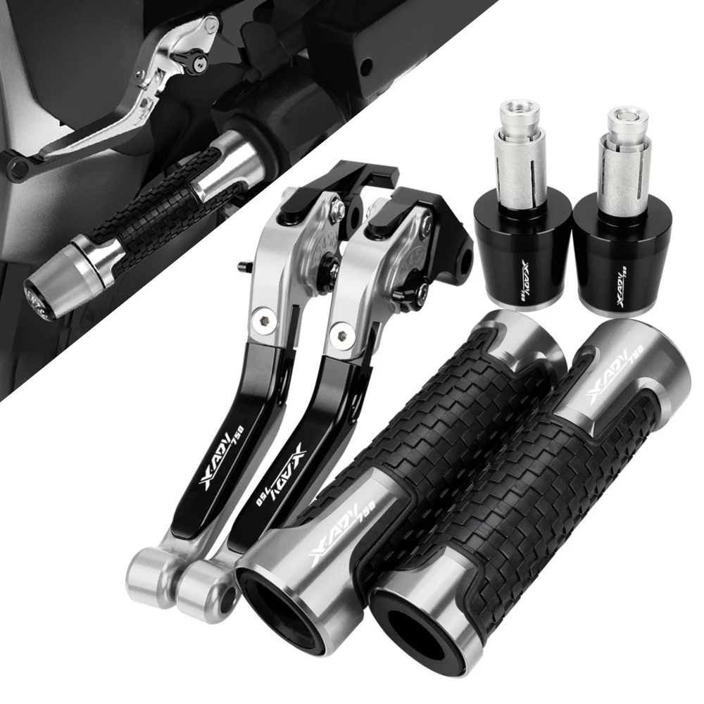 

For Honda X-ADV 750 XADV X ADV 750 2017- 2023 Motorcycle Accessories Extendable Brake Clutch Levers Handlebar Grips Ends