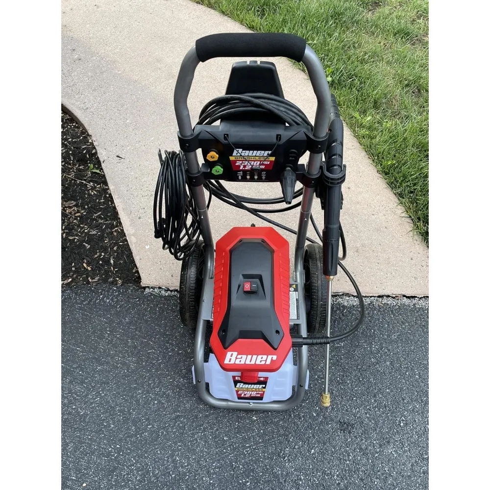 

2300 PSI 1.2 GPM Brushless Max Performance Electric Pressure Washer Bauer