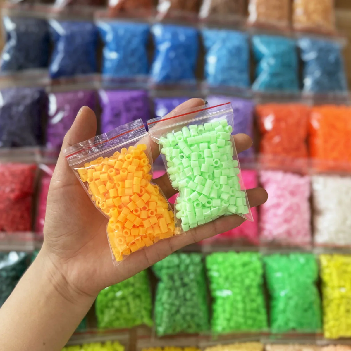 

12/24 Colors 5mm Hama Beads DIY Perler & Fuse Beads DIY Handmade Jewelry Making Supplies Pixel Puzzle Educational Toys